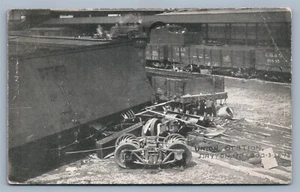 DAYTON OH inundación UNIÓN ESTACIÓN DE FERROCARRIL POSTAL ANTIGUA DEPÓSITO FERROVIARIO - Imagen 1 de 2