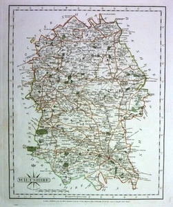 Antique map, Cary, Wiltshire .. - Picture 1 of 1