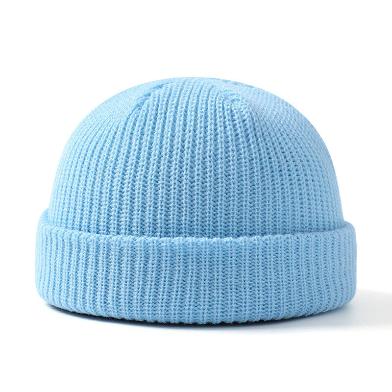 Acrílico Tejido Puño Corto Pescador Gorro para Hombres Mujeres Invierno Cálido Sombrero Reloj Gorra Foto 1 de 4