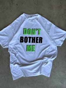 Hanes Beefy Tee Don't Bother Me T-Shirt Mens Large  - Picture 1 of 5