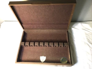 MCGRAW Silverware Flatware Tarnish Proof Storage Chest Rust Color Interior - Picture 1 of 7