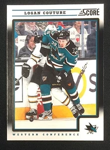 2012-13 Score LOGAN COUTURE Black Ice Hockey Card 390 - Bild 1 von 3