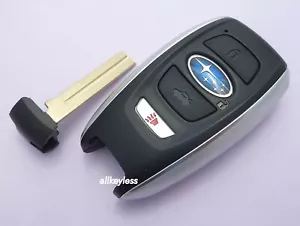 OEM SUBARU OUTBACK FORESTER smart keyless entry remote fob HYQ14AHC + NEW KEY - Picture 1 of 6