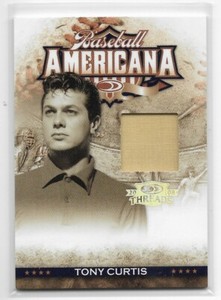 2008 Donruss Threads AMERICANA MATERIALS Tony Curtis ACTOR RELIC PIECE 180/500
