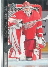 Jonathan Bernier 2020-21 Upper Deck Series 1 Hockey Card #65 Detroit Red Wings