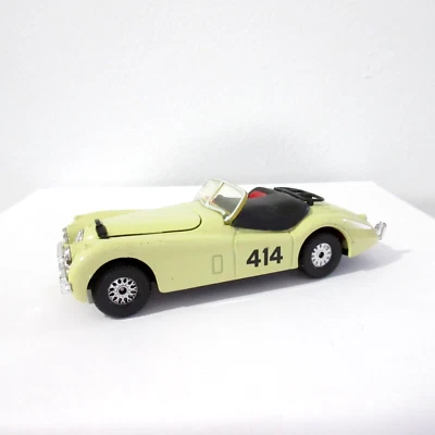 VINTAGE CORGI DIECAST JAGUAR XK 120 #414 CONVERTIBLE  RALLYE DES ALPES - Image 1 of 4