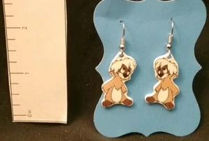 Gurgi The Black Cauldron Earrings Disney Inspired Charms Jewelry ( gopher? Dog?) - Picture 1 of 1