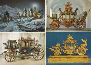 4 cartoline Marstallmuseum Schloss Nymphenburg - Picture 1 of 2