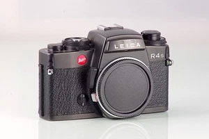 LEITZ LEICA R4 R-4S + DB-2 BLACK MADE IN GERMANY CLA SERVICED TESTED R SYSTEM - Picture 1 of 6