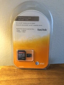 Universal SanDisk MicroSD Mobile Memory Kit USB 2GB Electronics Phone Camera  - Picture 1 of 2