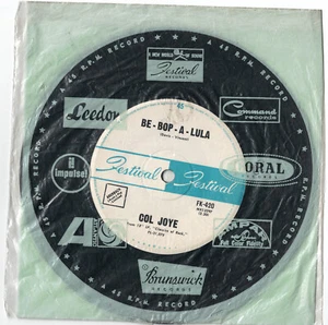 COL JOYE -  BE-BOP-A-LULA  Very rare 1963 Aussie POP ROCK Single! - Picture 1 of 1