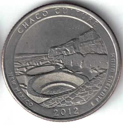 USA - 2012P - Washington ¼ $ - Chaco - Rare - #19583 - Image 1 of 2