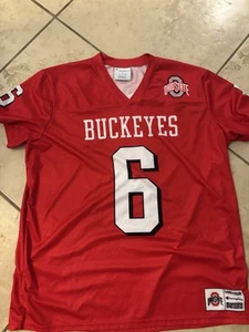 Champion Brand Kyle McCord #6 Ohio State Buckeyes Men’s Large Printed Jersey - Picture 1 of 6