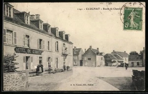CPA Clugnat, Route de Chatelus 1913 - Picture 1 of 2