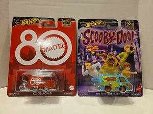 Hot Wheels Premium Pop Culture The Mystery Machine & Kool Kombi Lot Of 2 - Picture 1 of 4