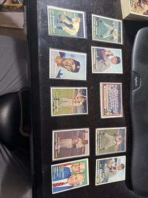 Juego parcial de béisbol 1957 Topps (108/407) ¡incluyendo bancos y Frank Robinson RC! Foto 1 de 4