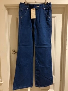 APC high waist blue flared jeans size 38 BNWT - Picture 1 of 14
