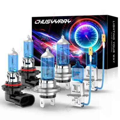 For Subaru Legacy 05-07 -Halogen Headlight Bulbs High Low Beam + Fog Light Bulbs - Image 1 of 4