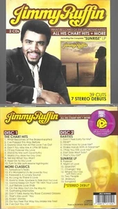 JIMMY RUFFIN-ALL HIS CHART HITS+ MORE+SUNRISE LP-2 CDS-39 CUTS-7 STEREO DEBUTS - Picture 1 of 1