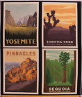 36 X 44 Panel National Parks California Sequoia Yosemite Posters Scenic Landscap