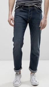 Lee jeans mens Powell slim fit jeans 'Wave signal' FACTORY SECONDS L265 - Picture 1 of 11