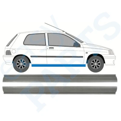 Renault Clio I 1990-1998 Tôle de Réparation de Seuil / Paire - Image 1 of 2