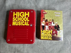 High School Musical Disney Spielkarten, Andenken Blech Fahrrad KARTEN VERSIEGELT - Bild 1 von 11