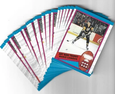 1989/90 OPC Hockey Mario Lemieux - "Art Ross Trophy" #319 Foto 1 de 2