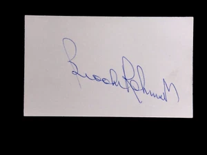 BROOKS ROBINSON BECKETT CERTIFIED AUTHENTIC SIGNED INDEX CARD AUTOGRAPHED HOF - Picture 1 of 3