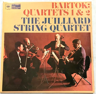 Bartok String Quartets 1 & 2 - Juilliard String Quartet CBS Vinyl LP - Image 1 of 4