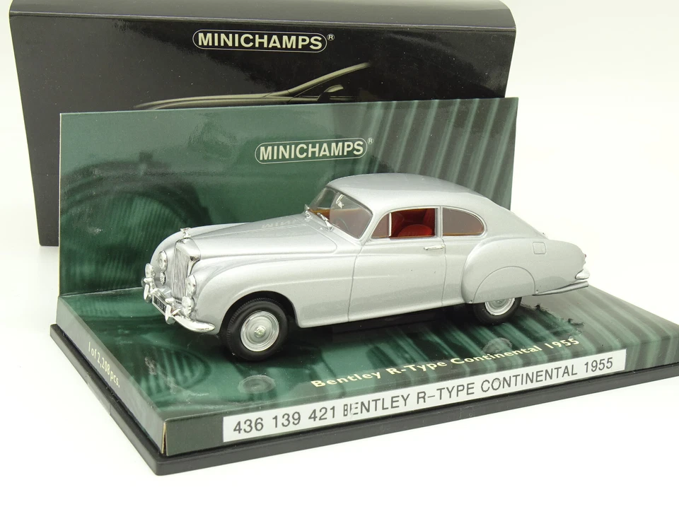 Minichamps 1/43 - Bentley R Type Continental Argento 1955 - Immagine 1 di 1