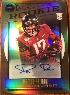 2020 Panini Legacy Rookies Premium Penmanship Bronze Dezmon Patmon #’d 092/100 - Image 1 of 2