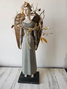 34" vintage Santos doll Angel mannequin Maria unique rare religious decor cherub - Picture 1 of 11