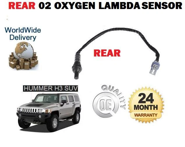 PER HUMMER H3 3.5 3.7 2005-> SENSORE LAMBDA OSSIGENO POST POSTERIORE CAT 02 MONTAGGIO DIRETTO - Immagine 1 di 1