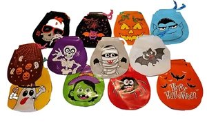 24 Halloween Geschenktüten mit Kordelzug. Zwei von jedem Stil. (12 verschiedene Muster). - Bild 1 von 13