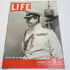 Life Magazin 15. September 1941, Captain Lord Louis Mountbatten Band #11 - Bild 1 von 9