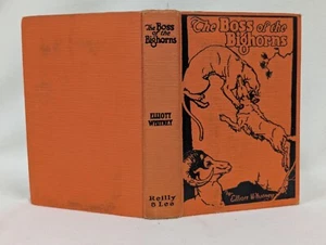 Antique c1924 HC 1st/1st ~ Boss of the Bighorns ~ Elliott Whitney Harry Sayler - Picture 1 of 8
