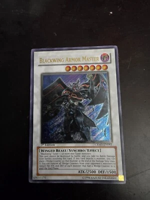 Blackwing Armor Master (UTR) CRMS-EN041 Crimson Crisis-1st Edition Gold stamp - Image 1 of 2
