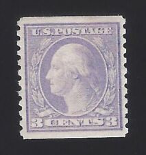 US #456 1914-16 Violet Wmk 190 Perf 10 Vert Mint NG VF SCV $250