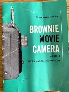 Cámara de cine Brownnie 1957 guía de colección para tomar fotos Eastman Kodak - modelo 2 - Imagen 1 de 9