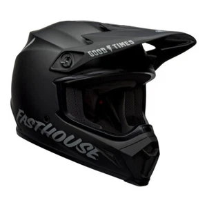BELL HELMET MX-9 MIPS MOTOCROSS MX BIKE - FASTHOUSE MATTE BLACK / GREY - Picture 1 of 8