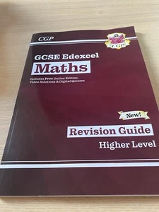 GCSE CGP Edexcel Maths Revision Guide (Higher Level) NEW - Picture 1 of 1