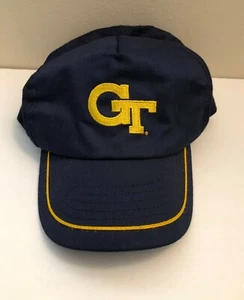 Vintage Georgia GA Tech GT Yellow Jackets Snapback Hat Officially Licensed NOS - Picture 1 of 12