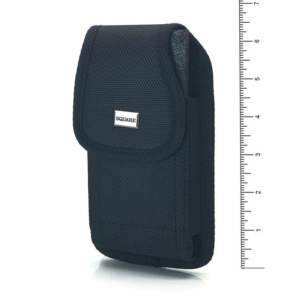 Lot/6 V1 Vertical Rugged Pouch With Metal Belt Clip Wholesale - Image 1 of 1