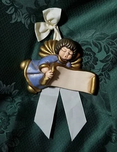 THUN ® 2014 ANGELO BLU CON PERGAMENA FORMELLA CON NASTRO IN RASO Art.E542H98 NM - Bild 1 von 15