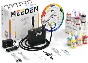 Multi-Purpose Airbrushing System Kit with Portable Mini Airbrush Compressor - Picture 1 of 6