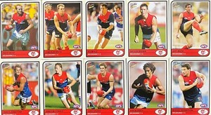 2005 AFL SELECT TRADITION MELBOURNE DEMONS TEAM SET 10 CARDS MINT CONDITION