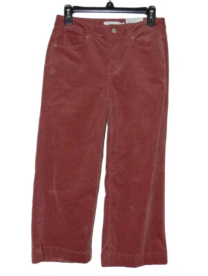 Sonoma Wide Leg Cropped Corduroy Pants 4 Women New Muave - Image 1 of 4