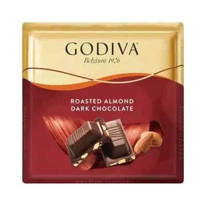 Godiva Signature Roasted Almond Dark Chocolate 60g FREE SHIPPING WORLD WIDE - Picture 1 of 2