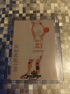 1999-00 Upper Deck MVP Draw Your Own Card Winner Michael Jordan #W4 HOF